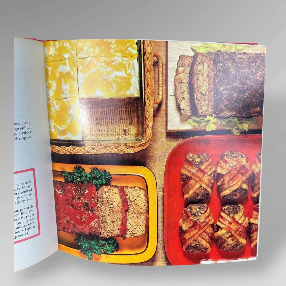 Betty Crocker Hamburger Cookbook 1973 Vintage Recipe‎ Book First Printing